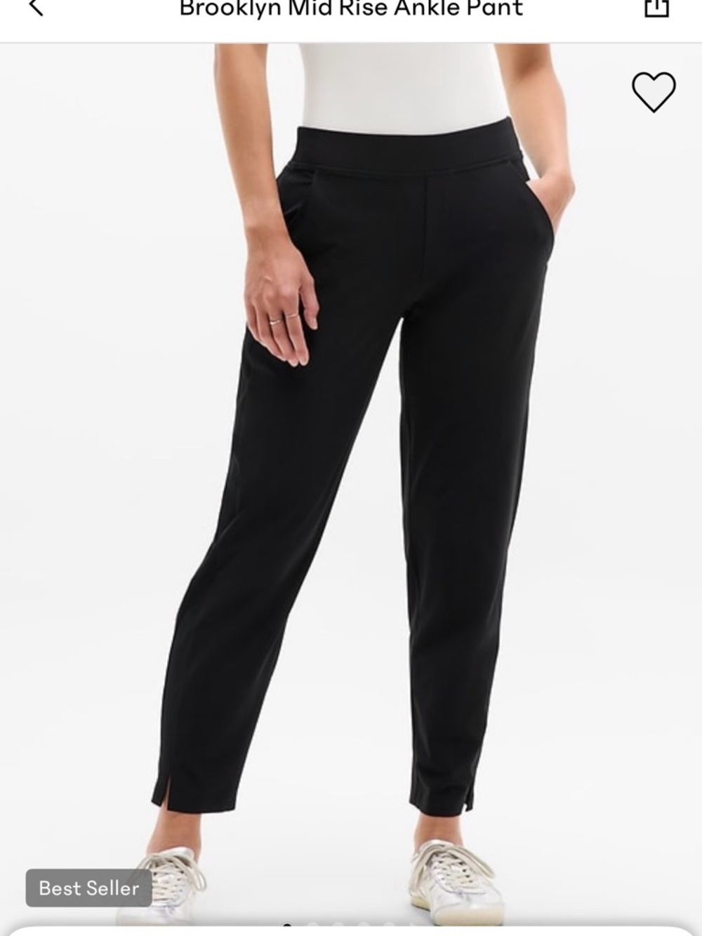 Athleta Black Brooklyn Mid-Rise Ankle Pants